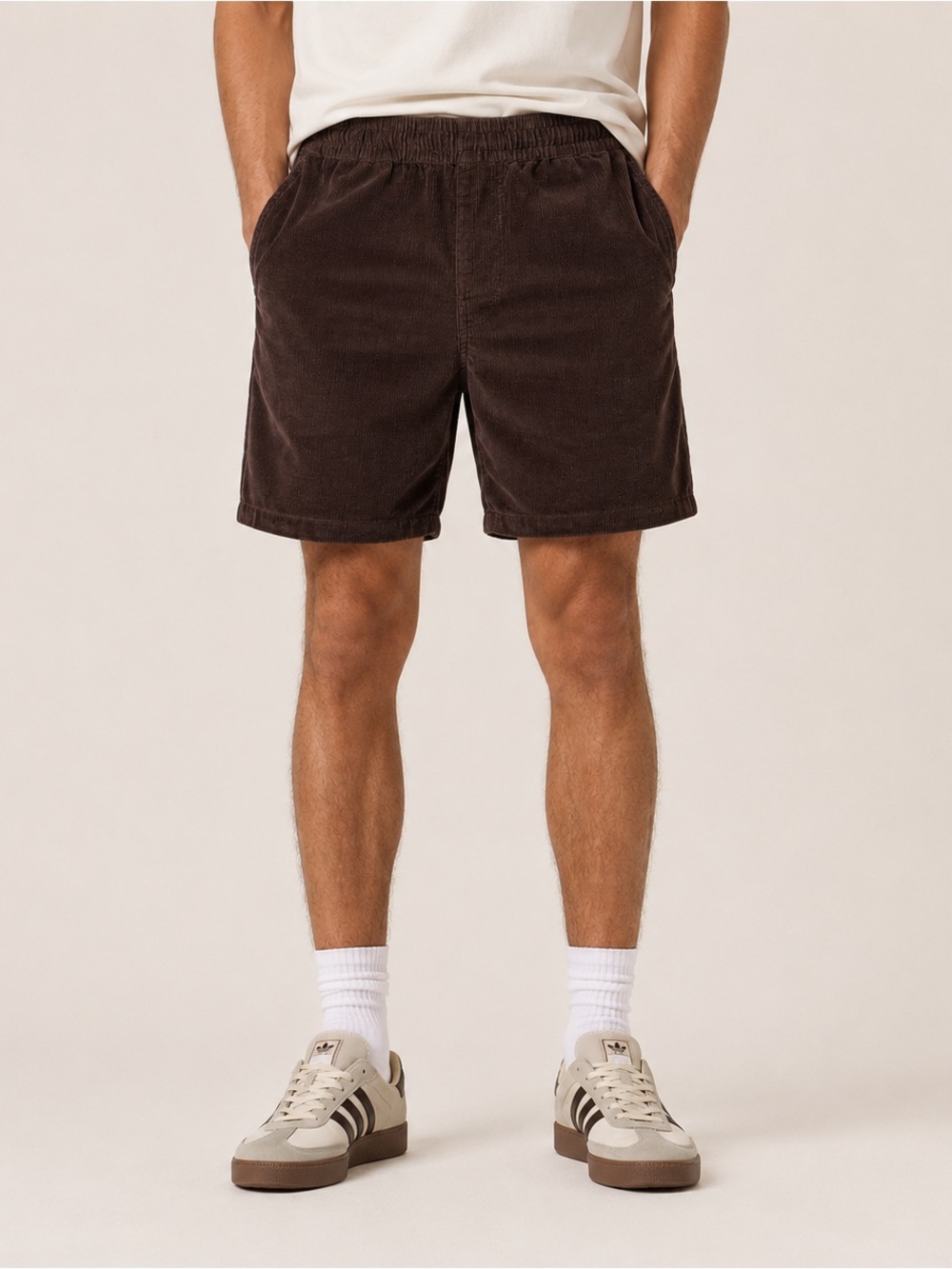 NWT The North Face Men's Utility Corduroy Easy Short Coal Brown Size Large